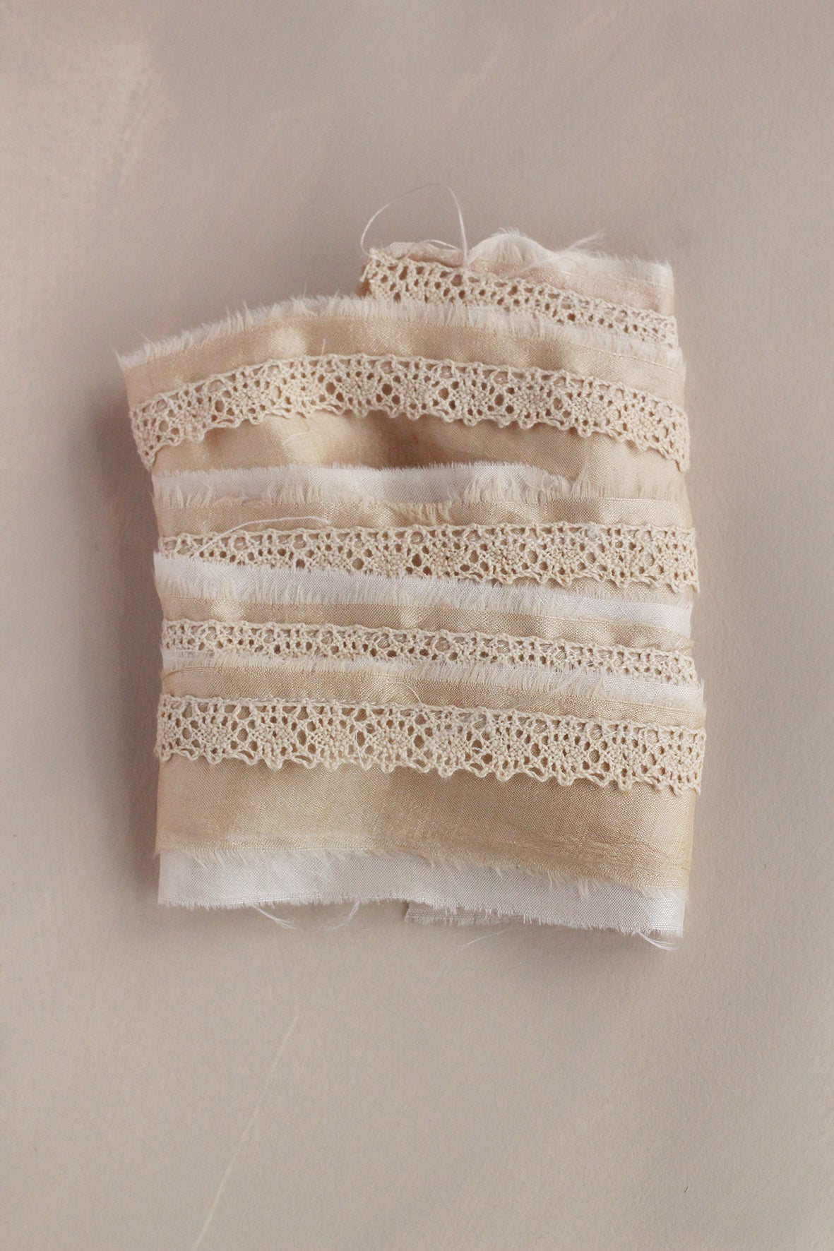 Winter Patisserie - Delicate Silk & Lace Ribbon (25)