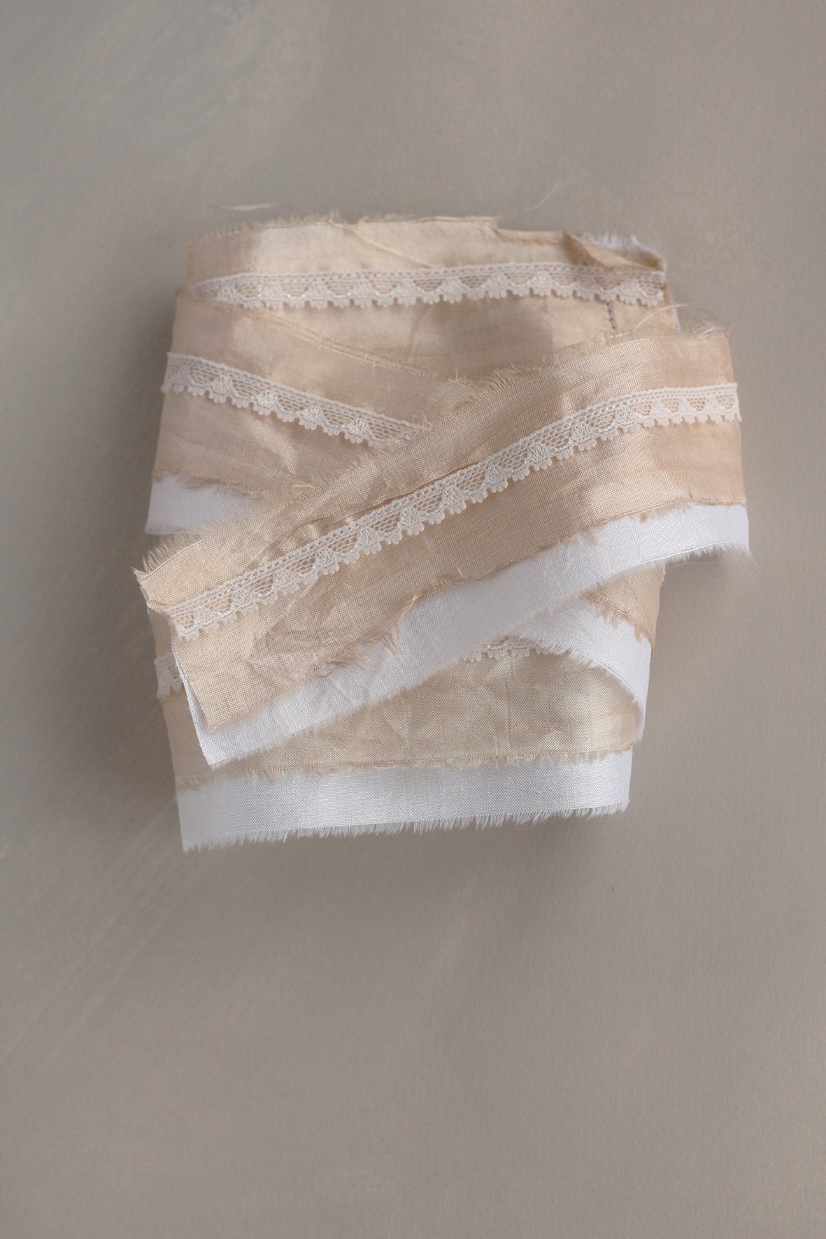 Winter Patisserie - Delicate Silk & Lace Ribbon (3)