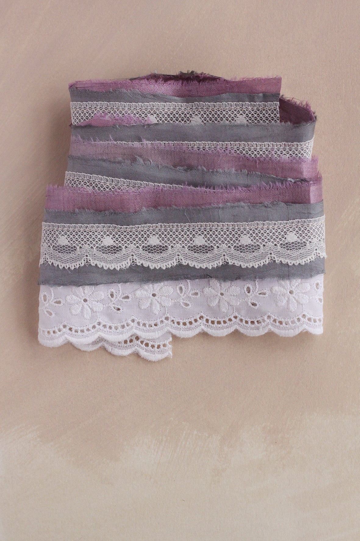 Winter Patisserie - Delicate Silk & Lace Ribbon (33)