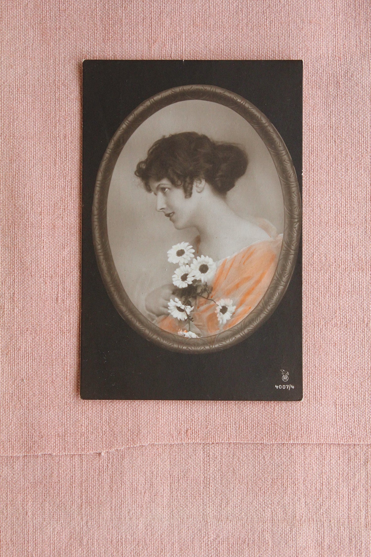 Old Collectable Postcard - French Portrait