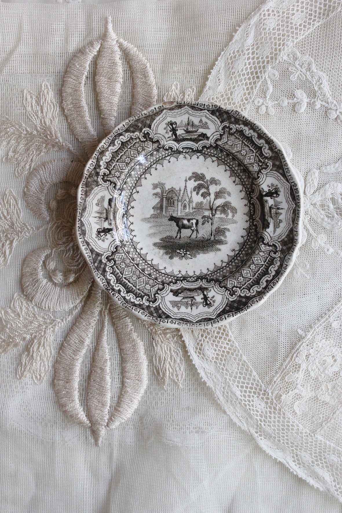 Old Landscape Pin Tray