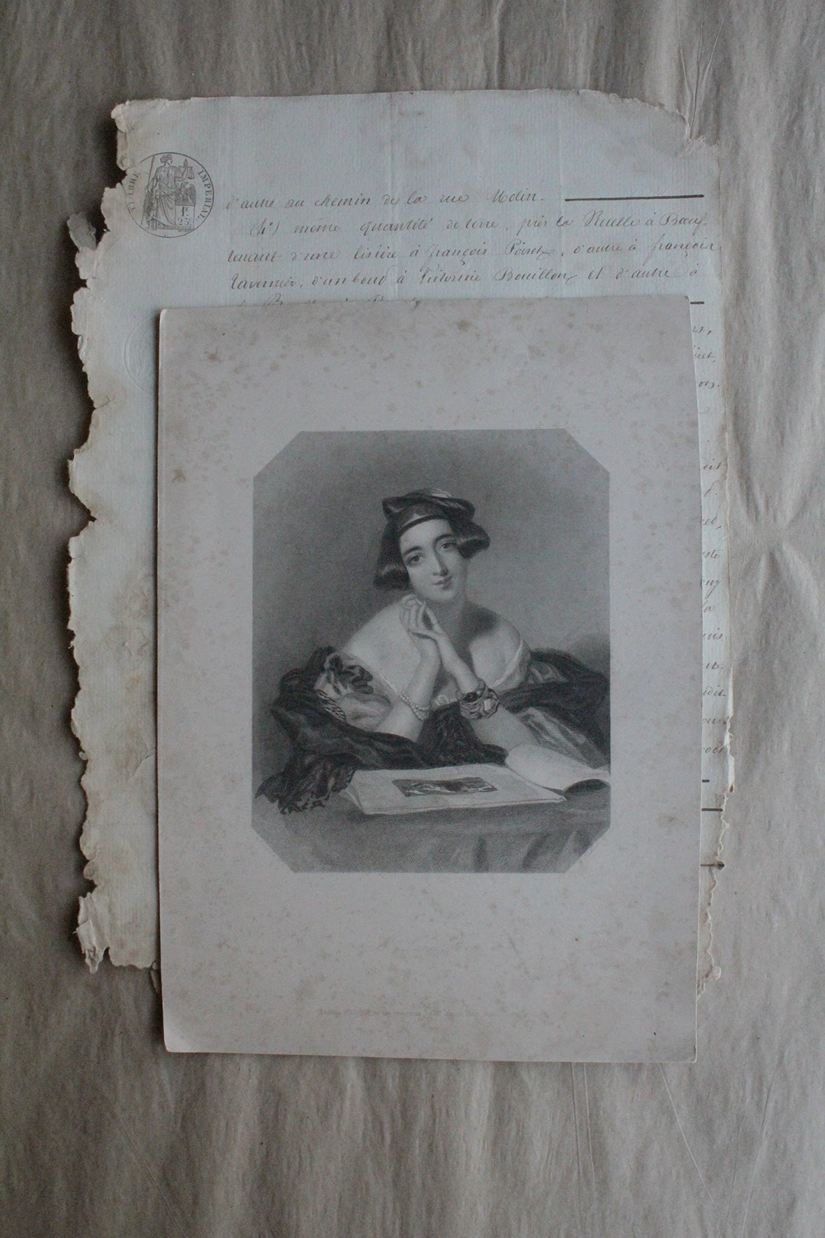 Portrait & Parchment - Mrs Lane Fox