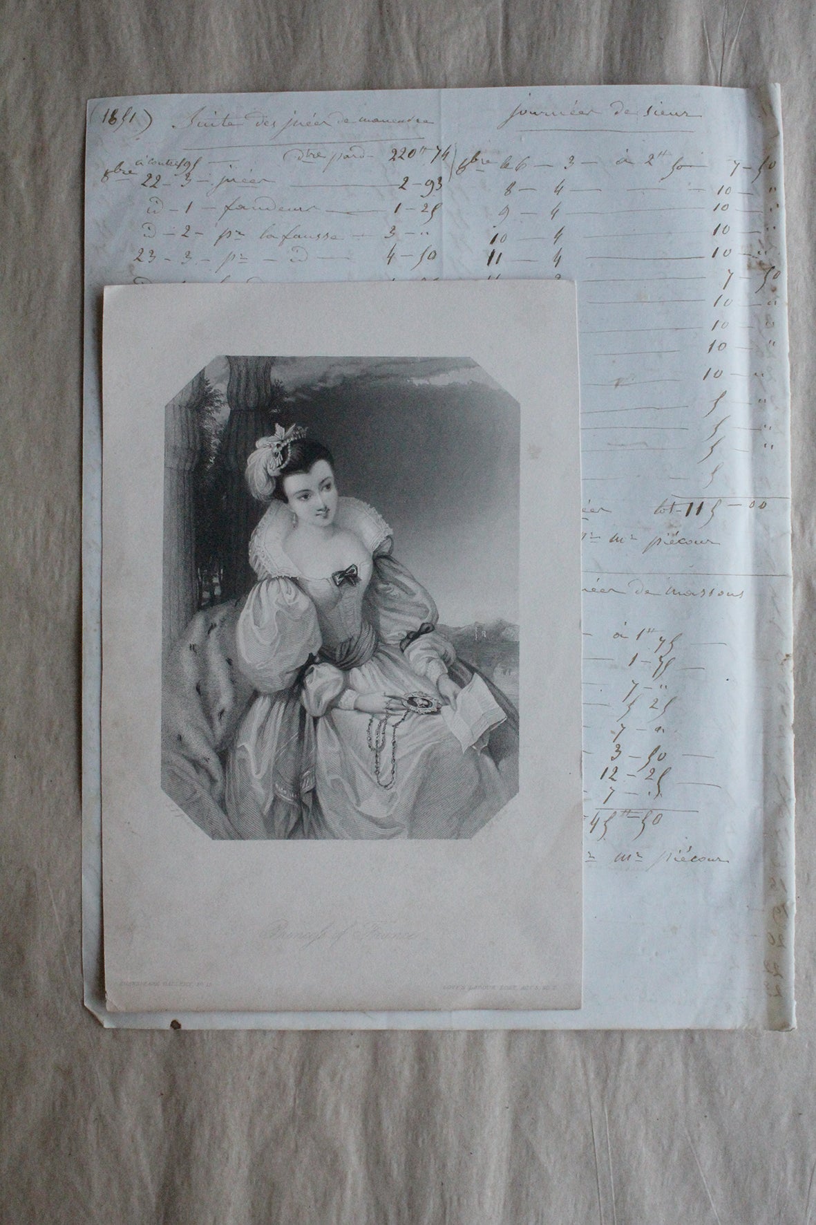Portrait & Parchment - Princess of France