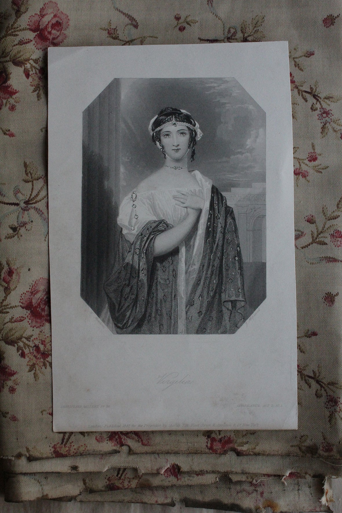 Paper Portrait - Virgilia