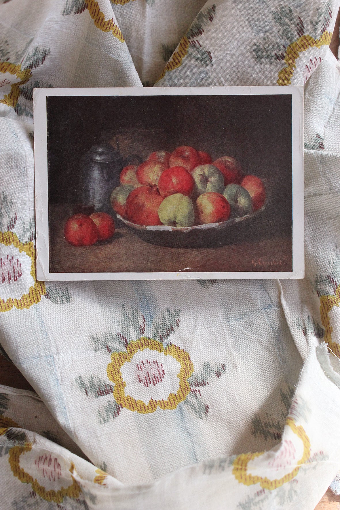 Old Postcard - Apple Harvest