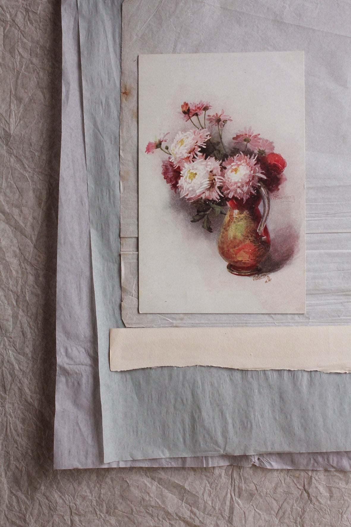 Old Postcard - A Simple Arrangement