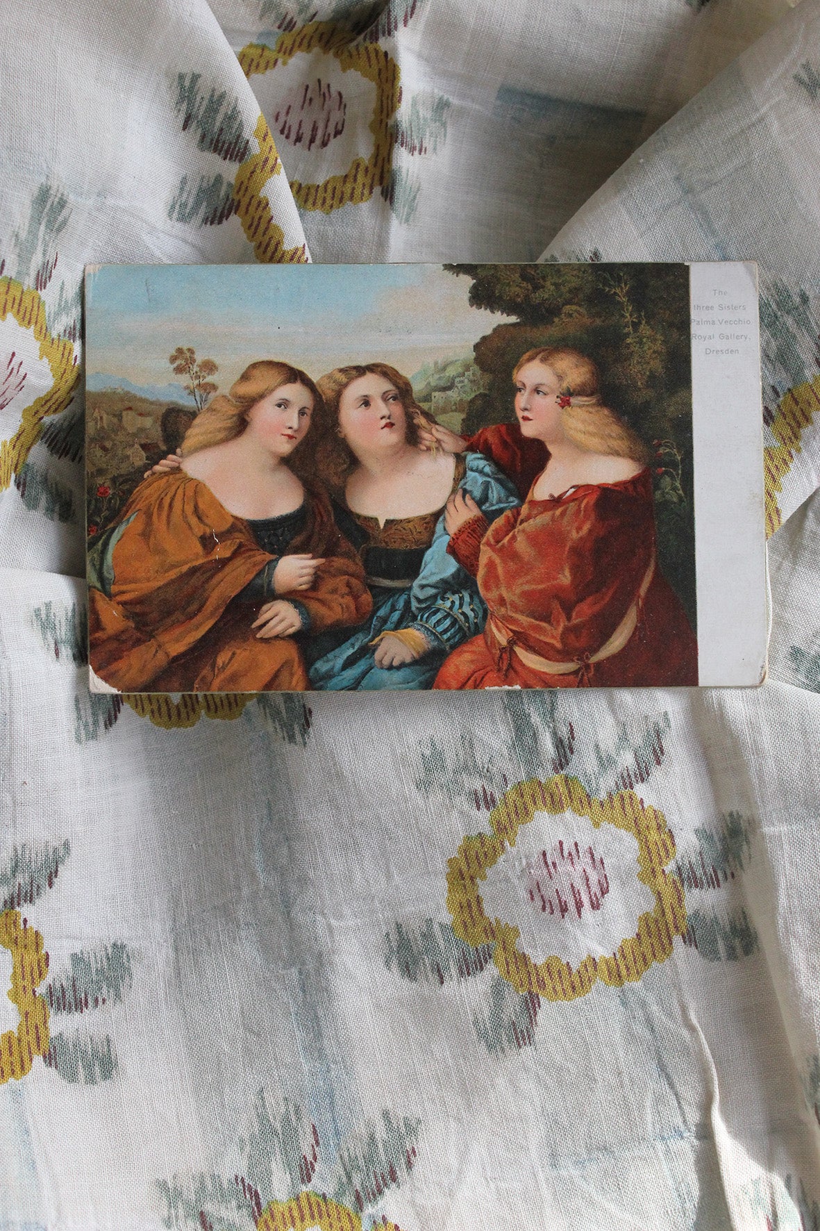 Old Postcard - The Three Sisters