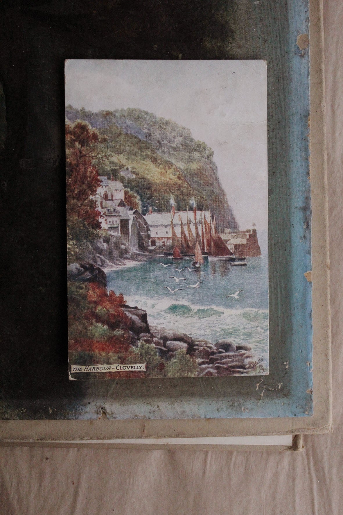 Old Collectable Postcard - The Harbour