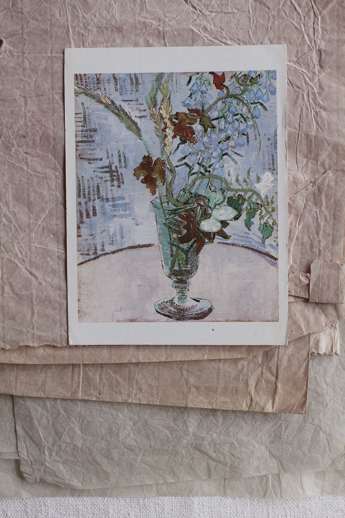 Postcard - Van Gogh - Flowers in a Vase