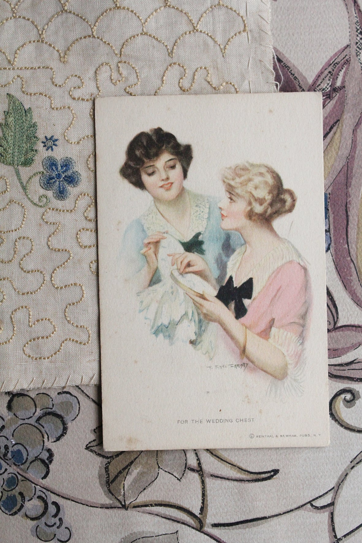 Collectable Postcard - For the Wedding Chest