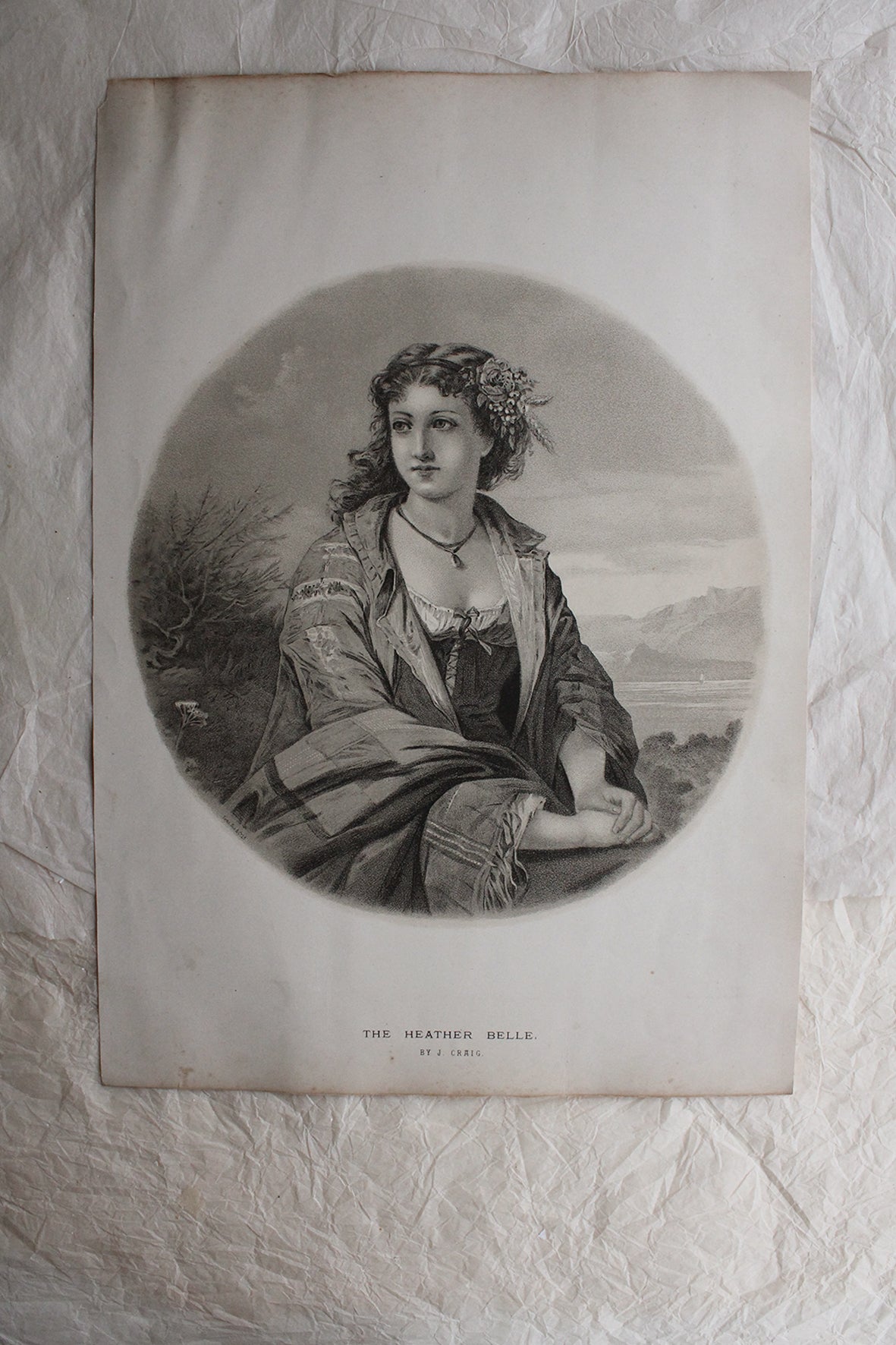 Old Book Plate - The Heather Belle