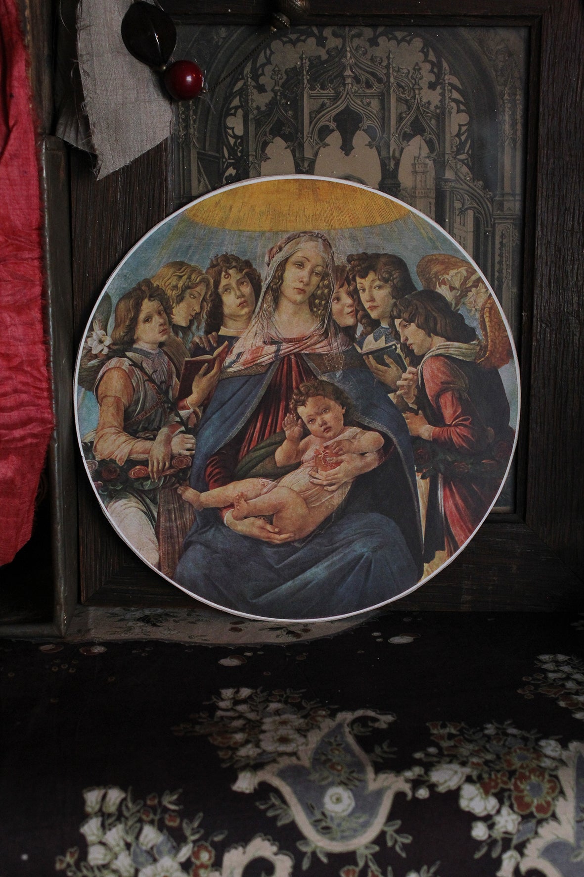 The Resting Hour - Old Botticelli Print -