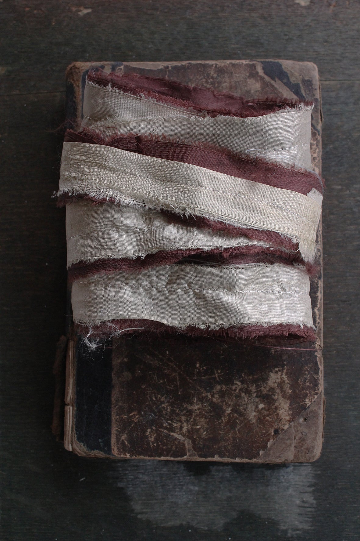 THE RIBBON PATH - Delicate Layered Silk Ribbon - Shadow