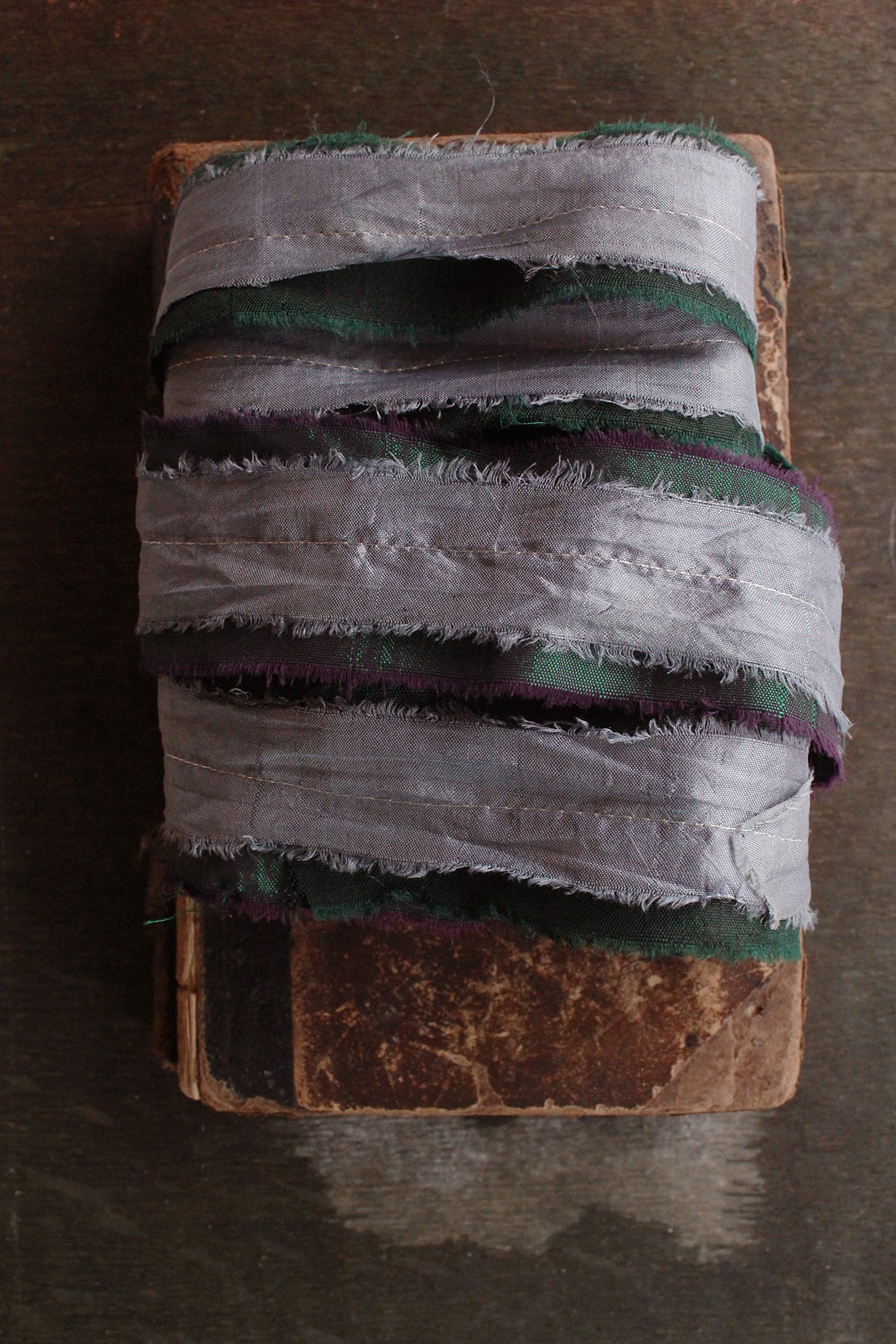 THE RIBBON PATH - Delicate Layered Silk Ribbon - Wreath