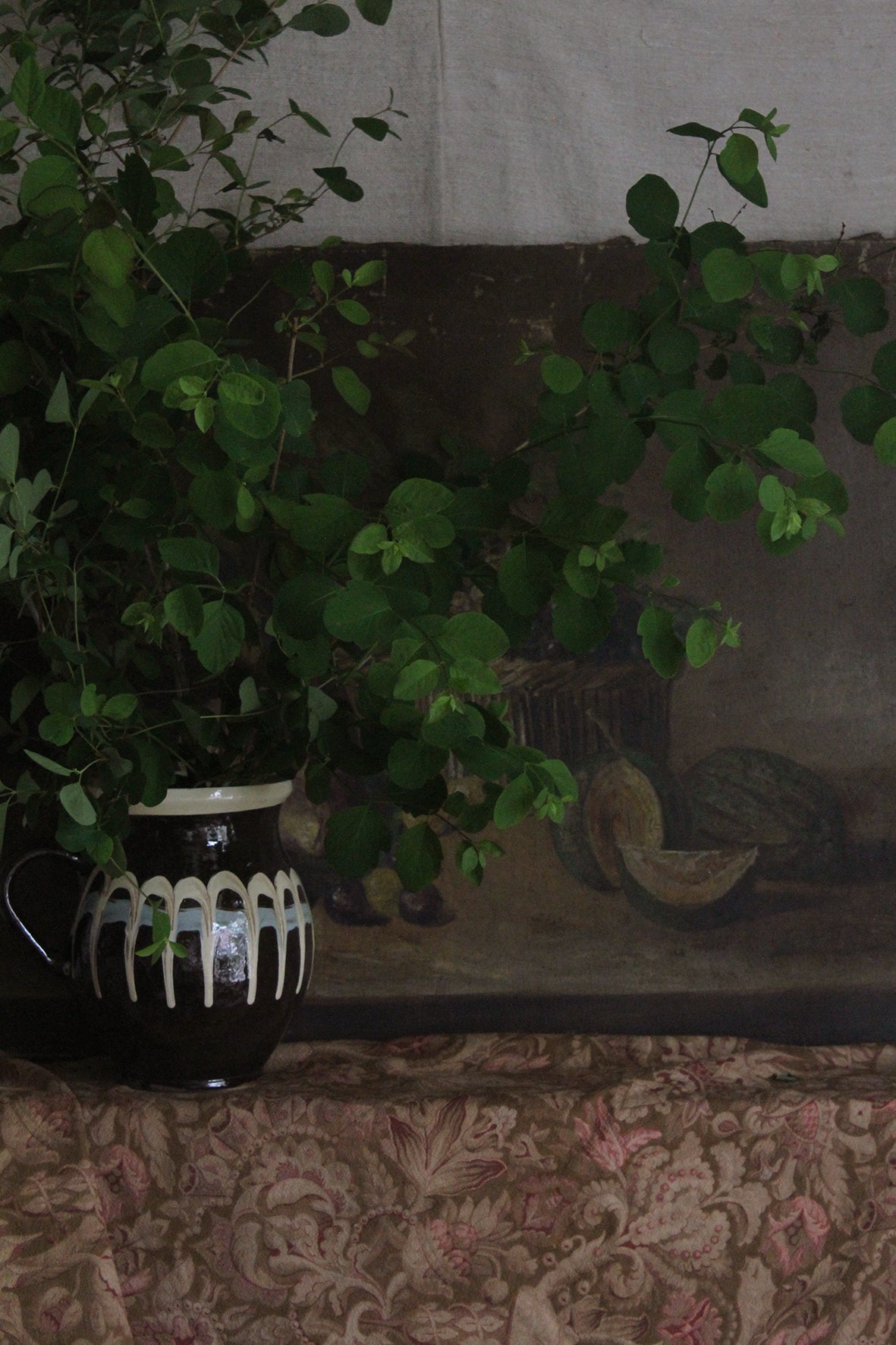 Arts and Crafts Hand Painted and Thrown Pot