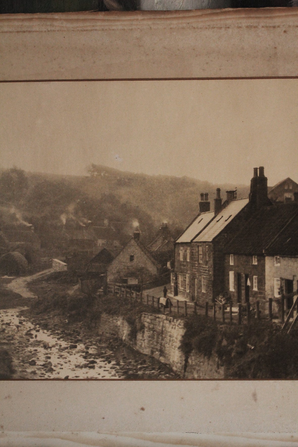Old Mounted Photograph - Sandsend Beck