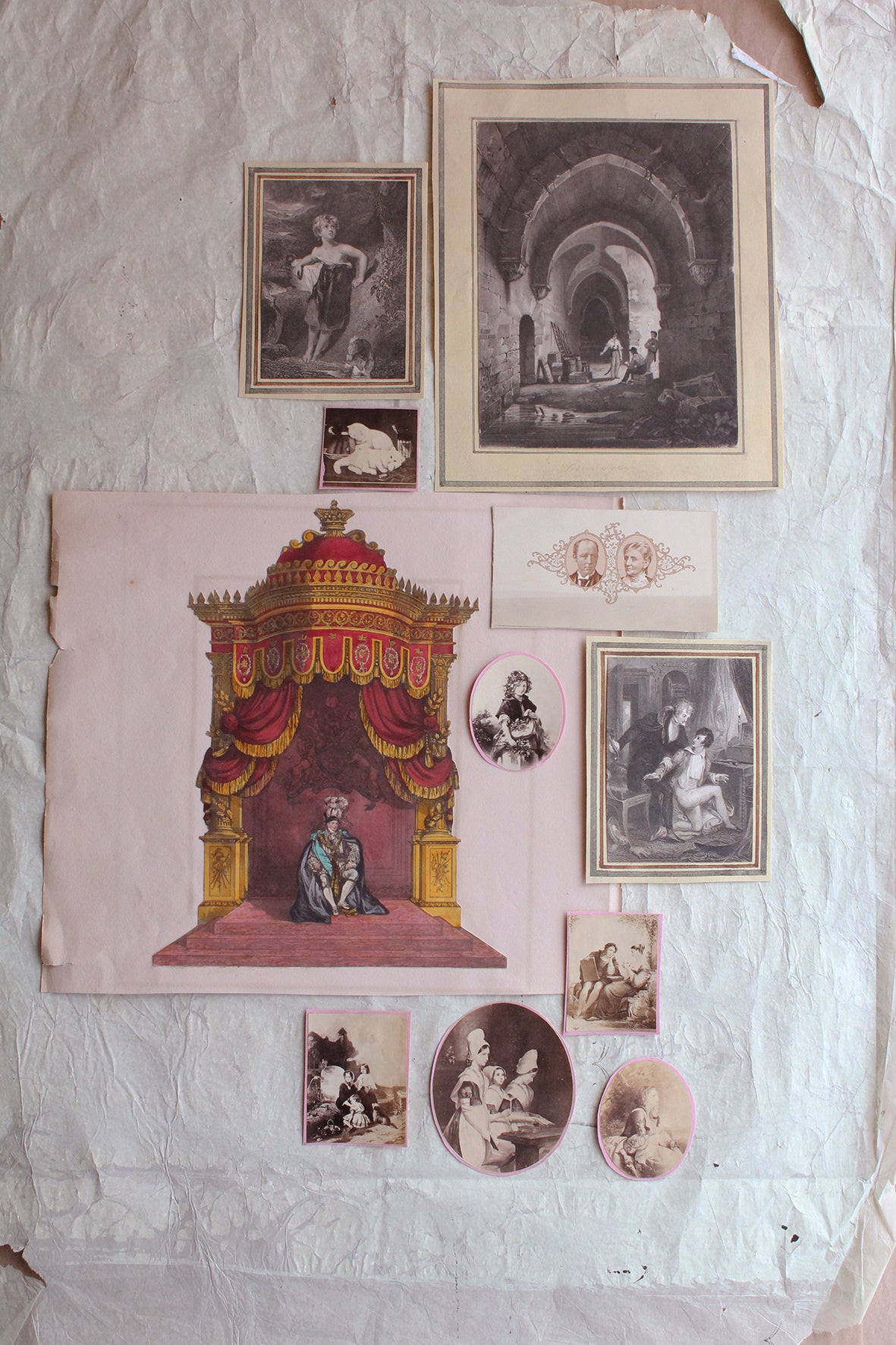 Collection of old varied prints