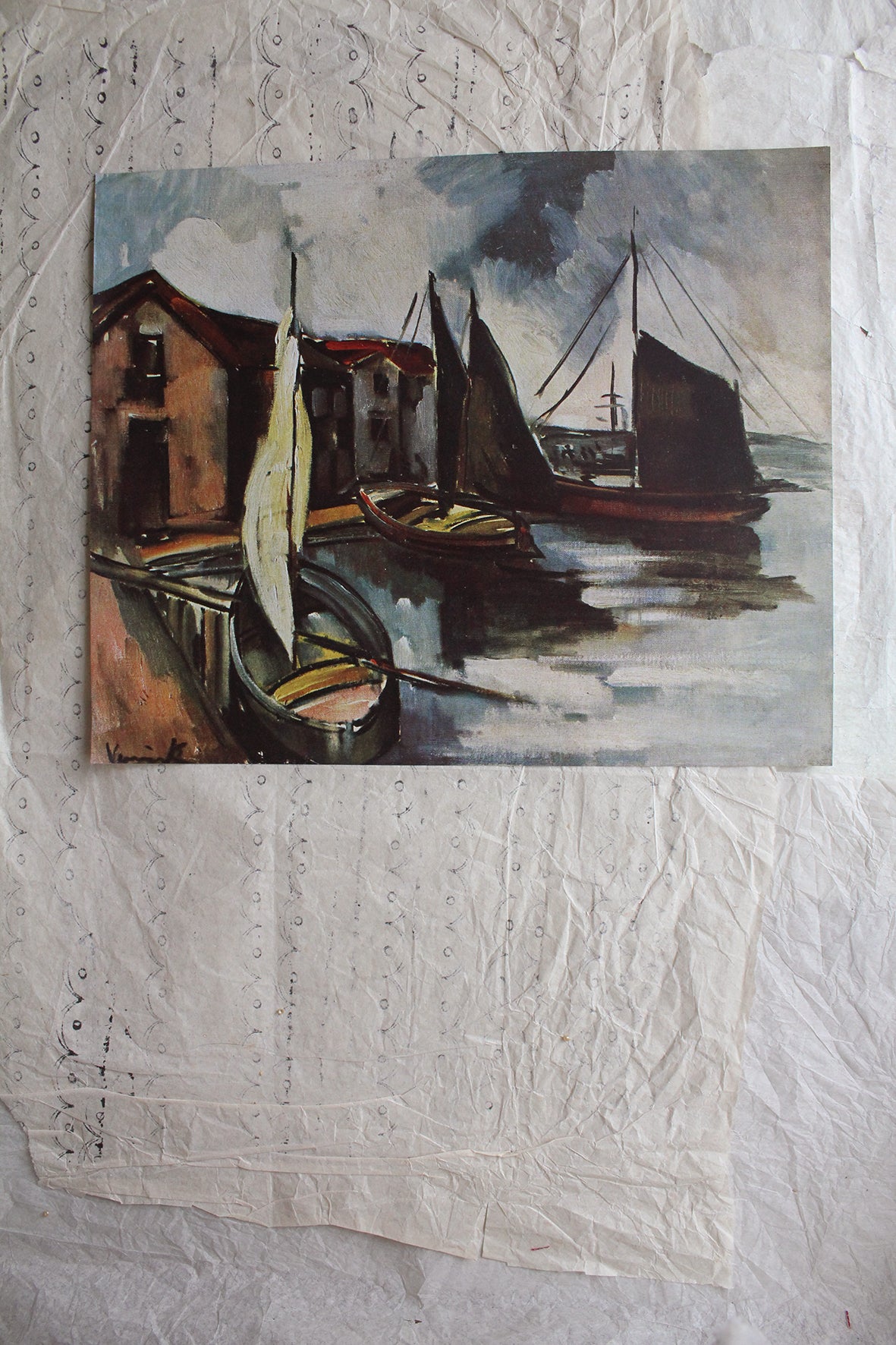 Old Print - Vlaminck - Southampton
