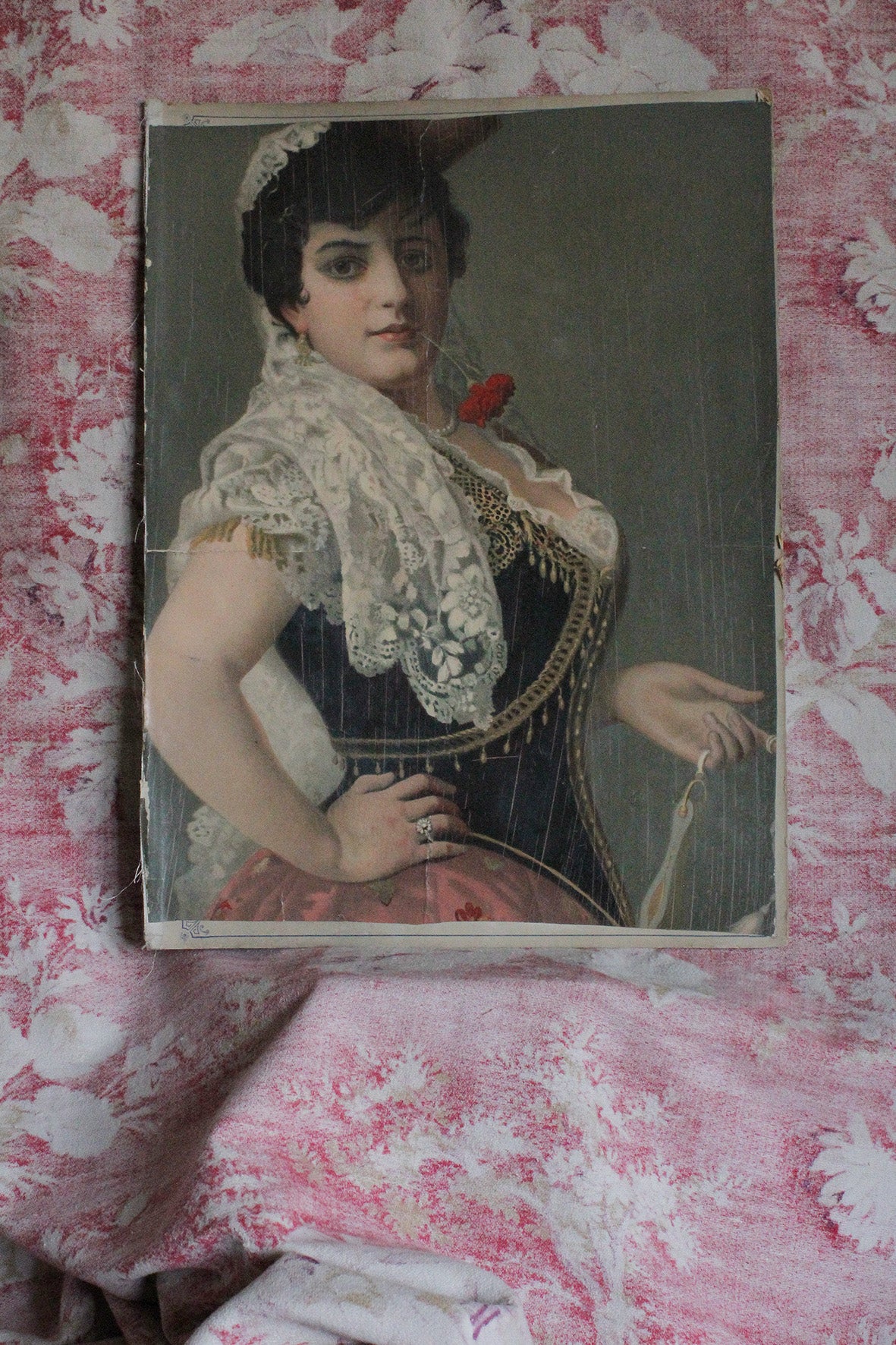 Old Victorian Print - The Dressing Room