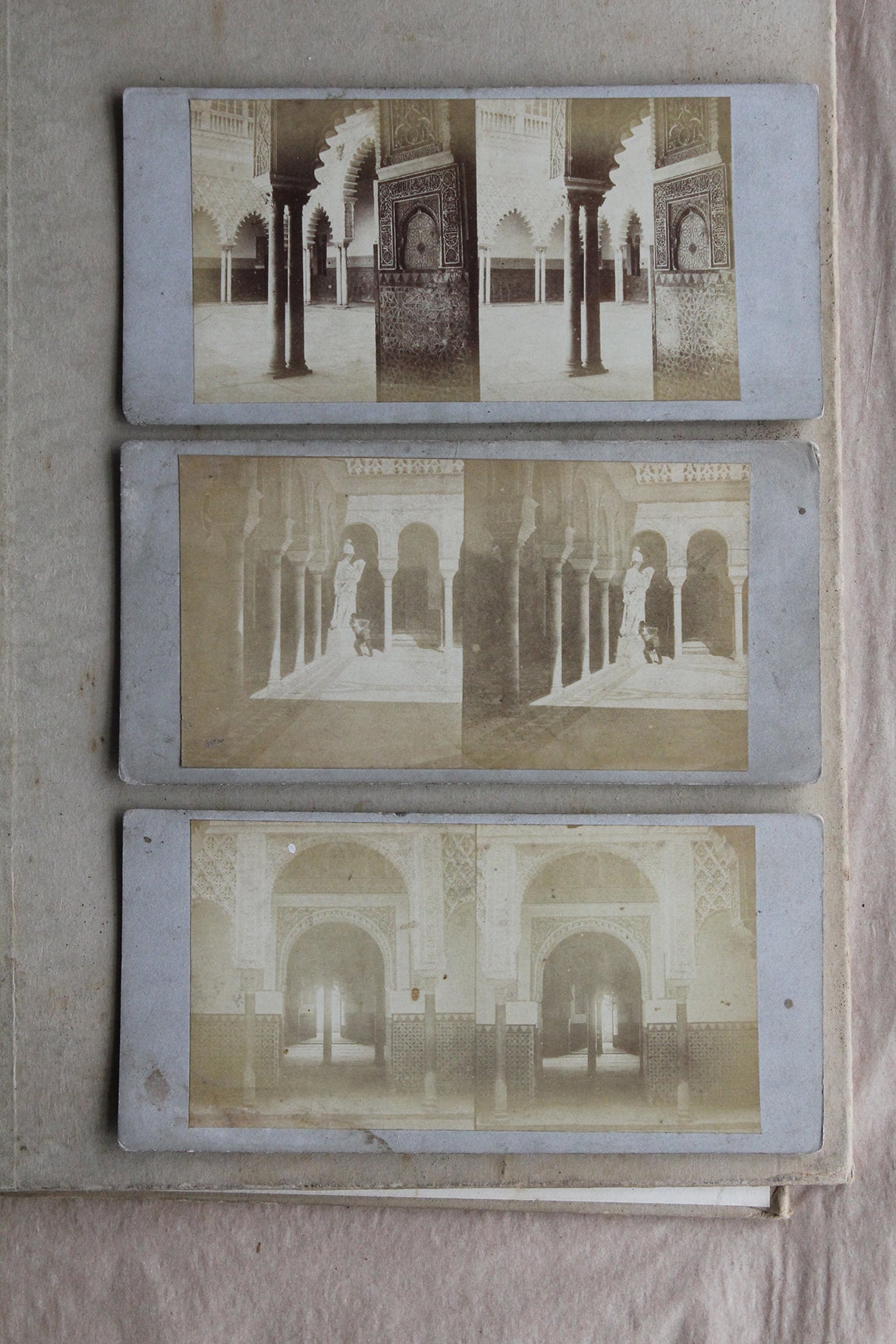 Late 1800's Stereoscopy Cards - Trio 3