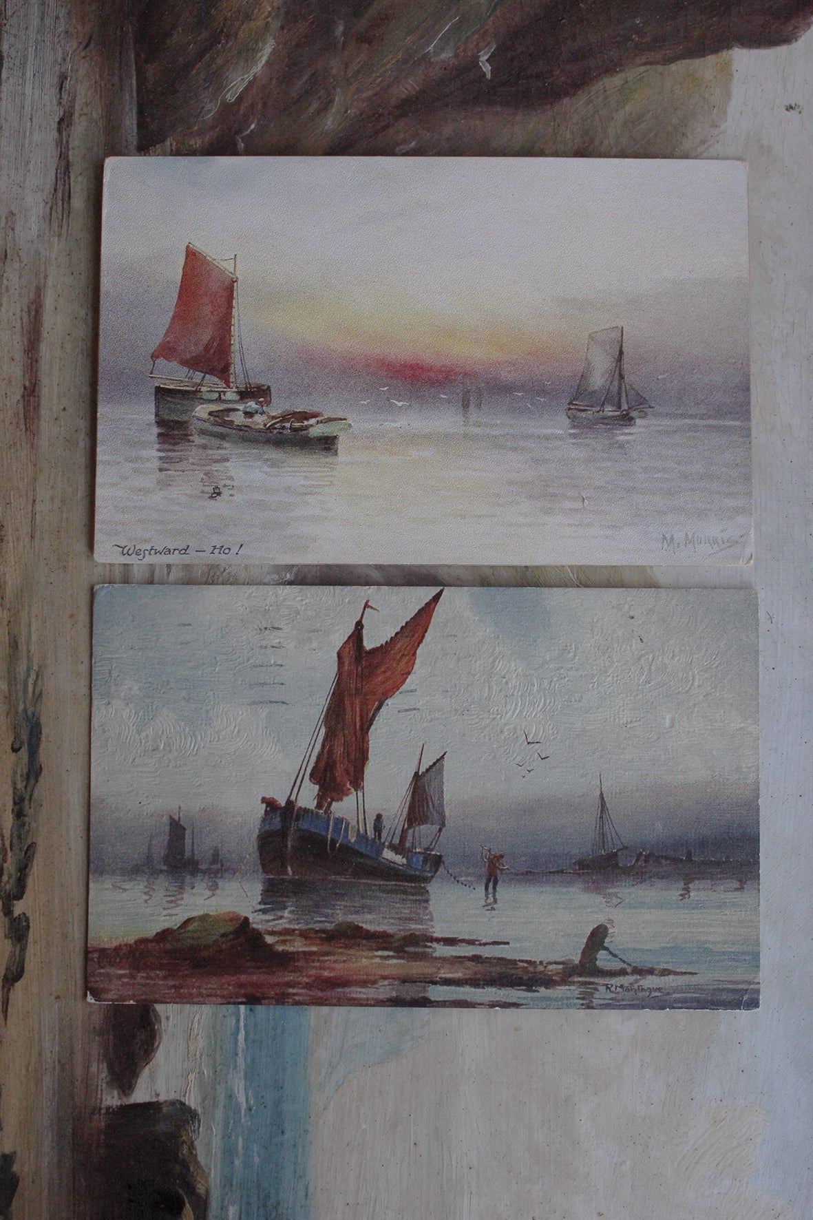 Collectable Postcards - The End and Start of the Day