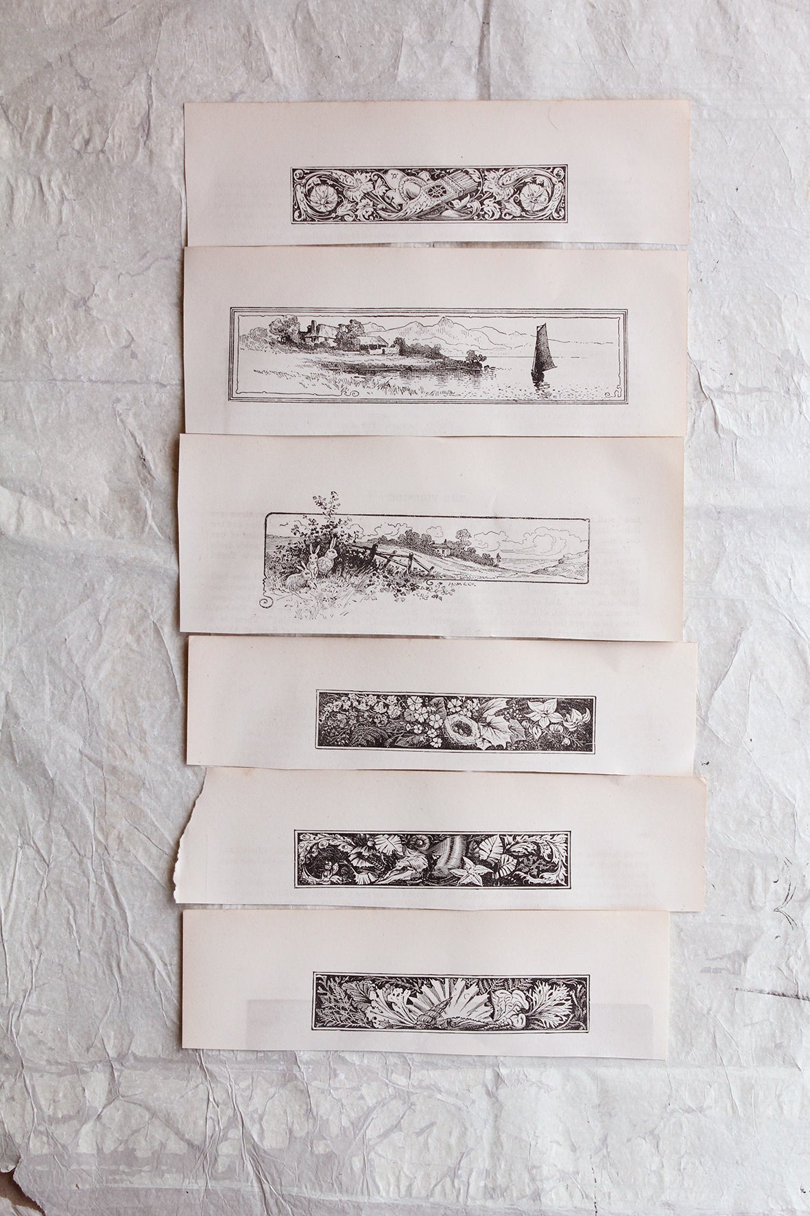 Reclaimed Printed Tablet Borders - Collection 5