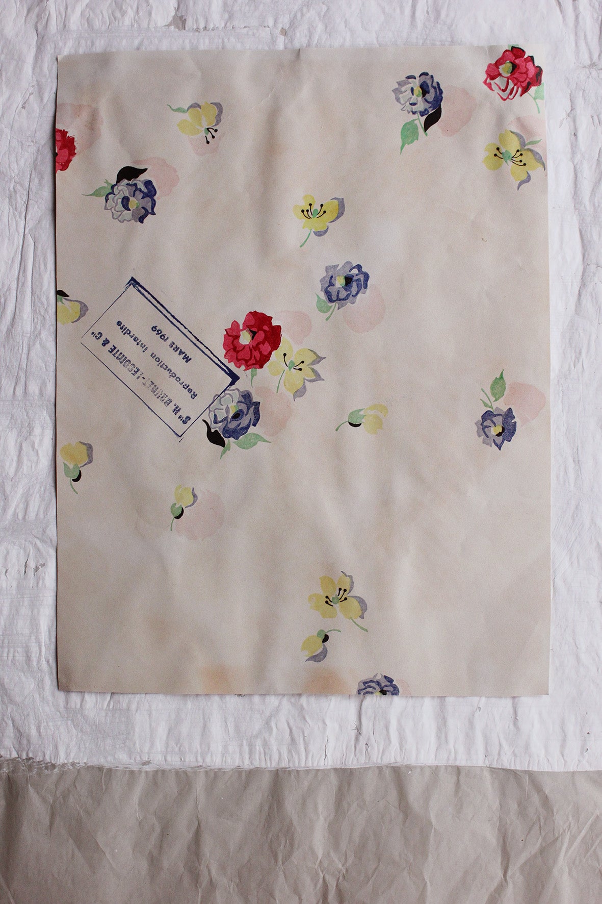 Vintage French Textile Design - Archive 3 No.133