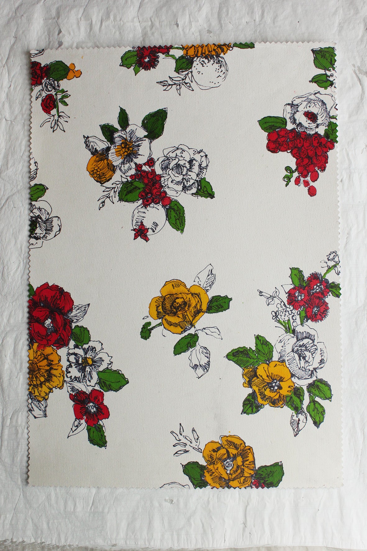 Vintage French Textile Design - Archive 2 No.50