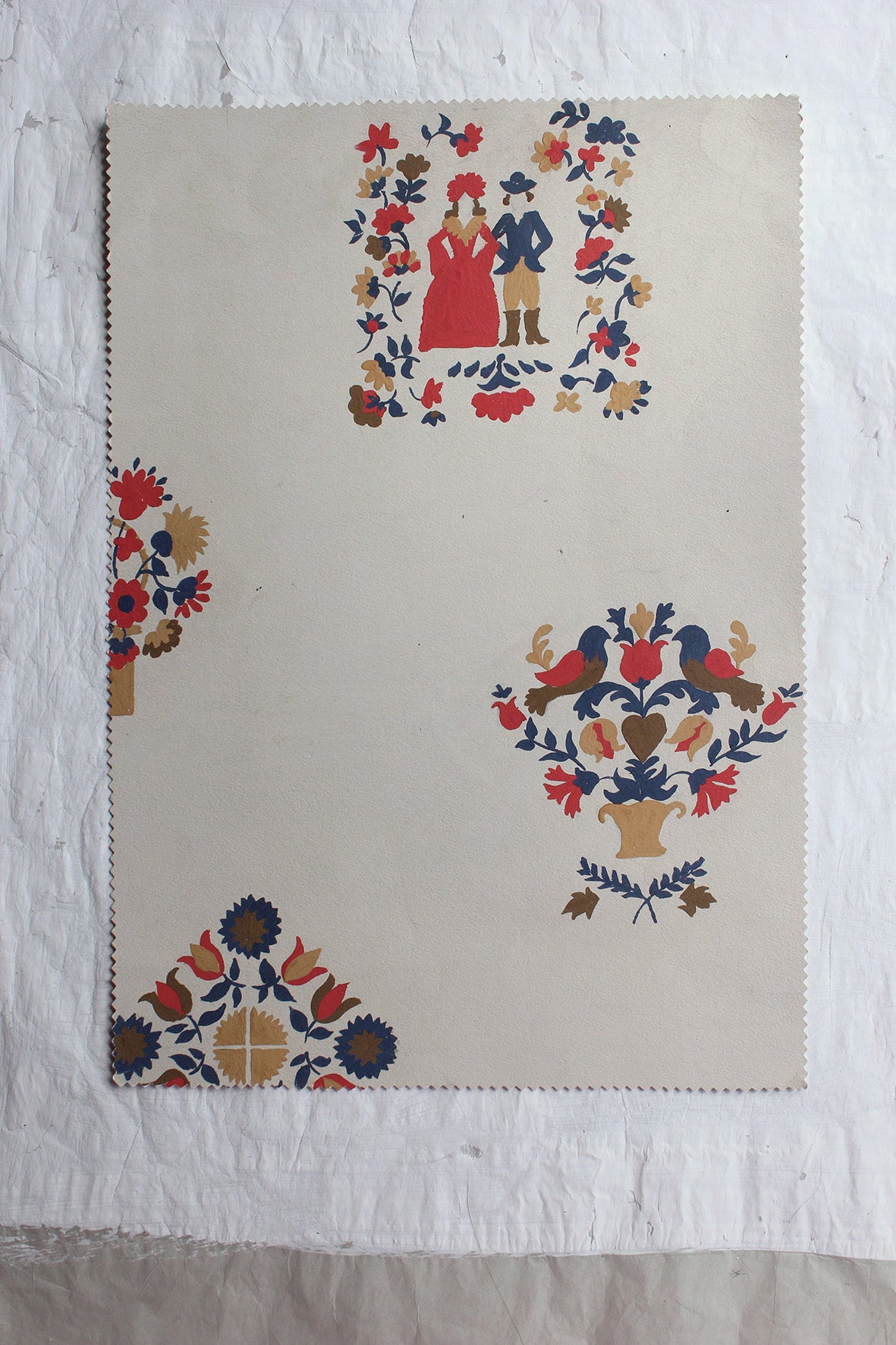 Vintage French Textile Design - Archive 4 No.156