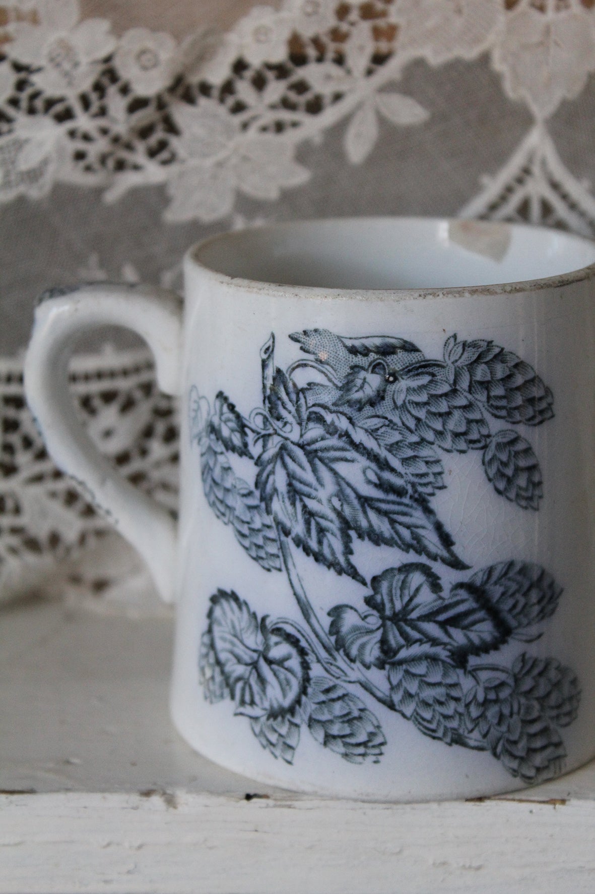 Old Perfectly Imperfect Victorian Transfer Mug