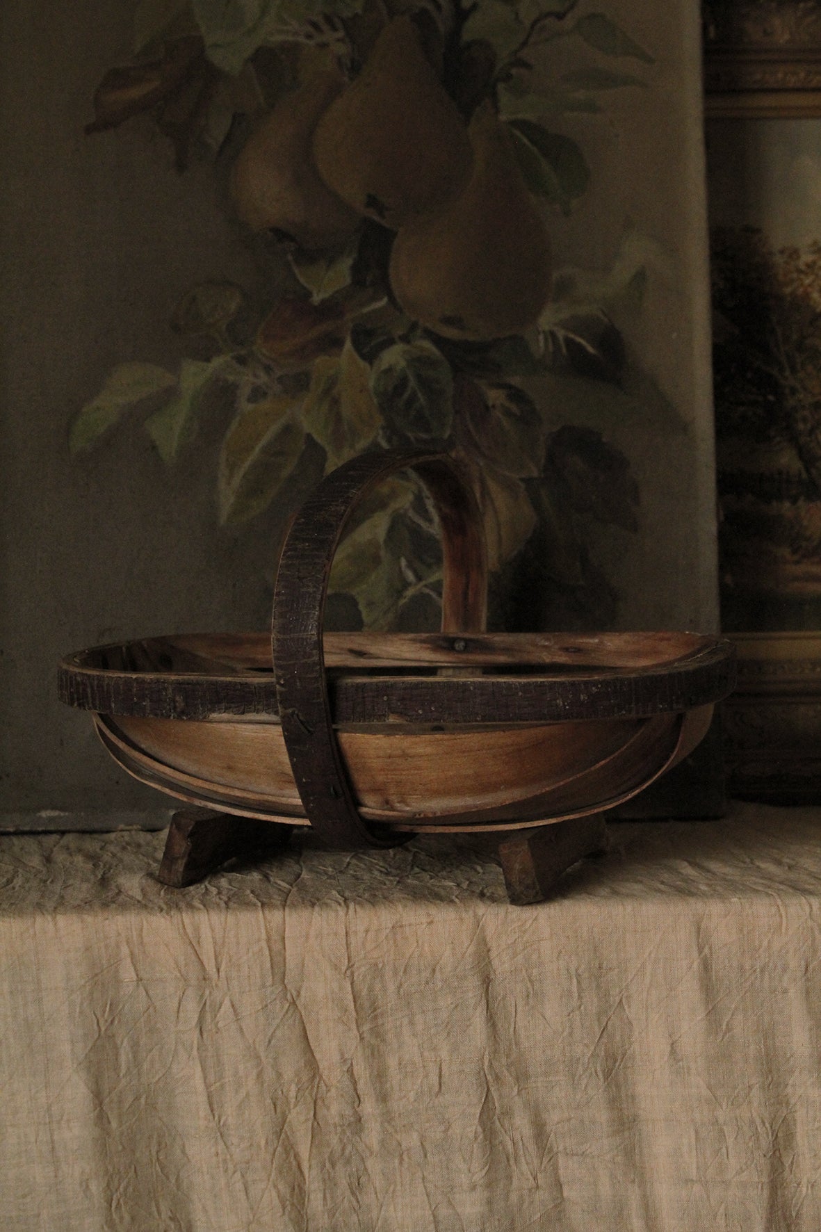 Lovely Old Hand Made Legged Trug