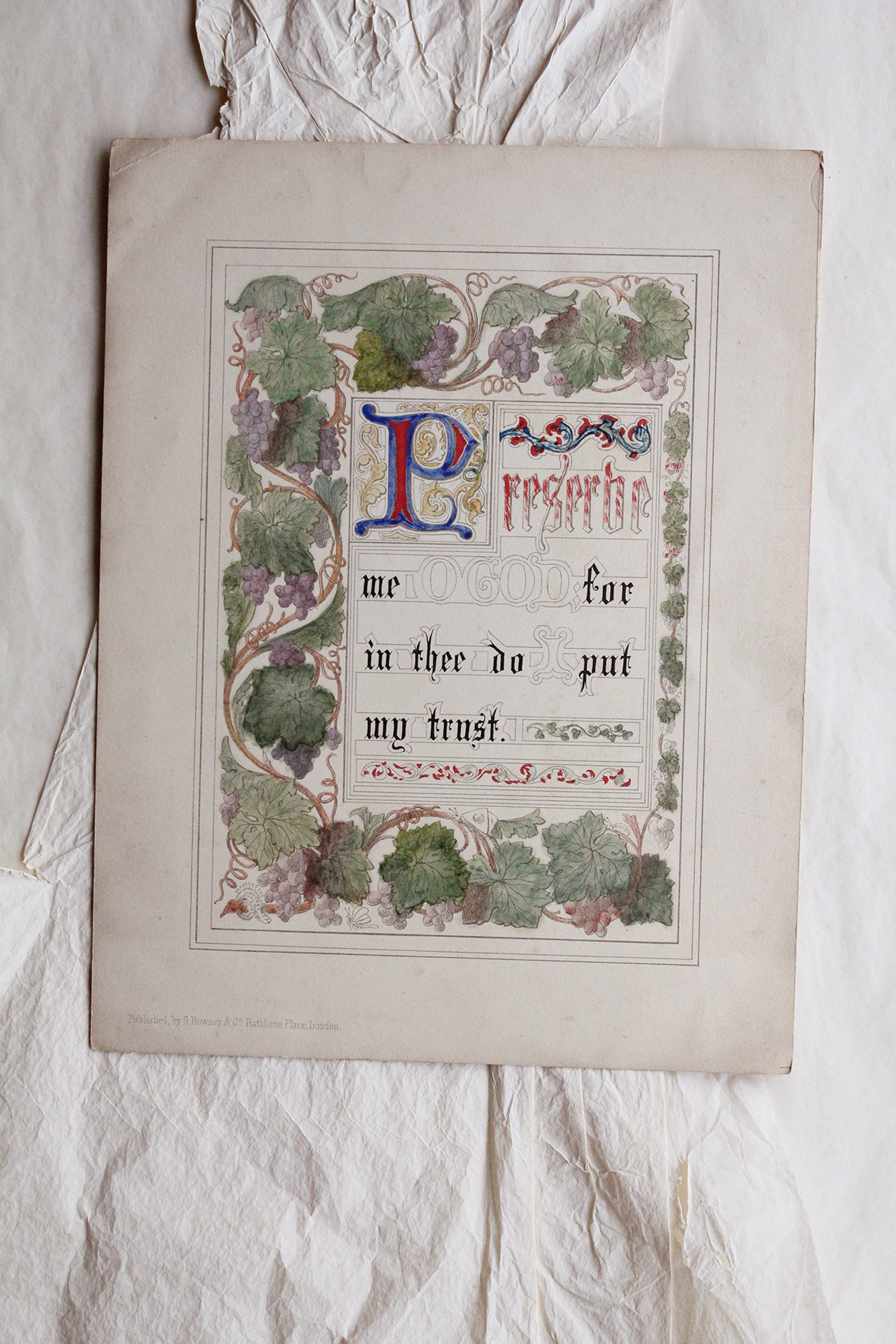 Antique Unfinished Painted Verse (No.2)