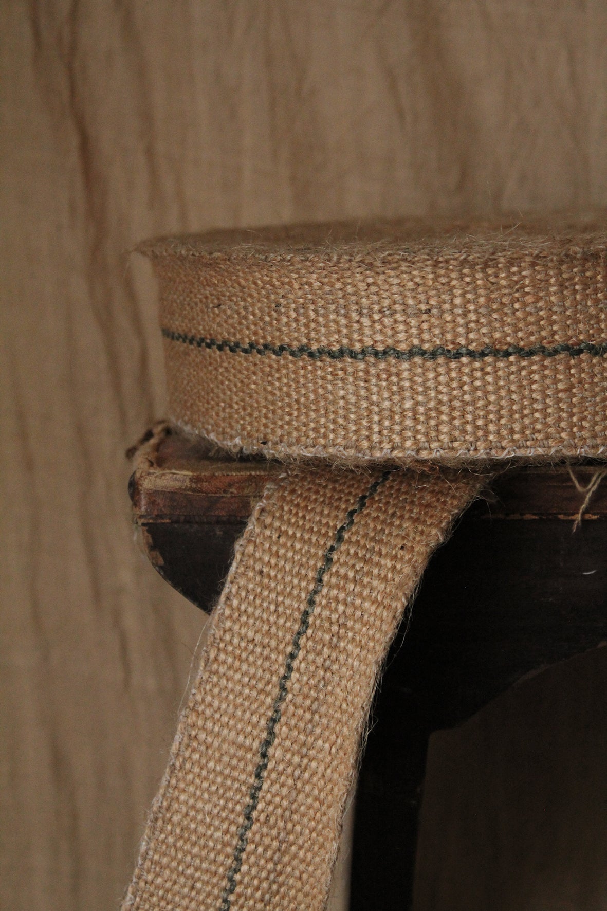 Wide Hessian Webbing