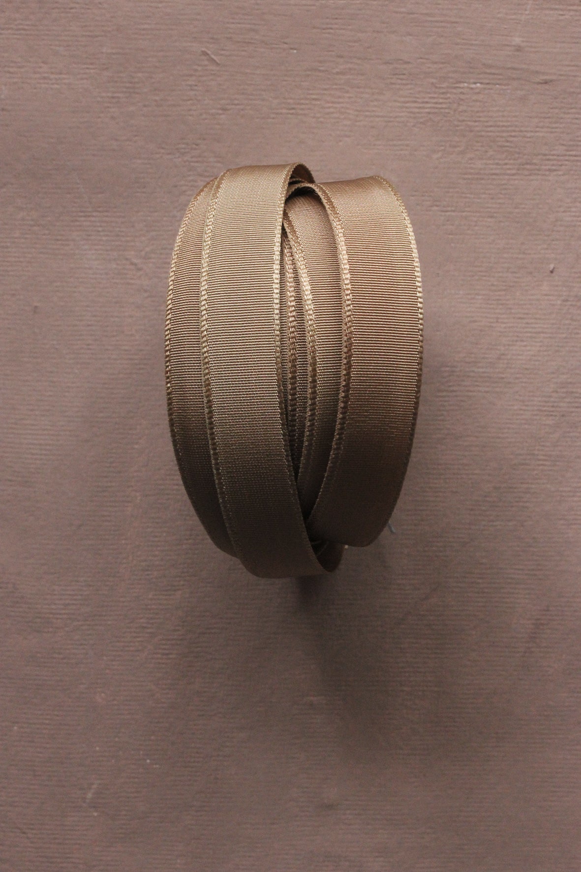 Vintage Milliner's Ribbon - latte
