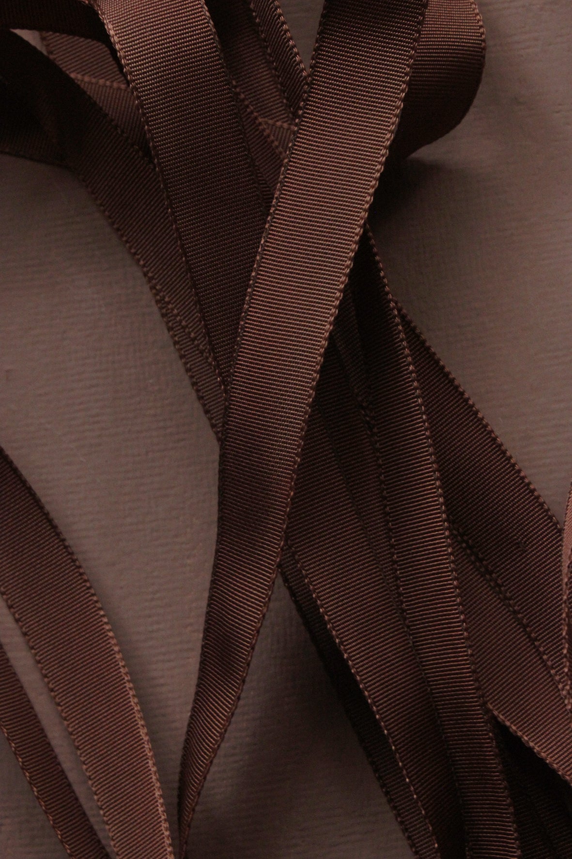 Vintage Milliner's Ribbon - oak