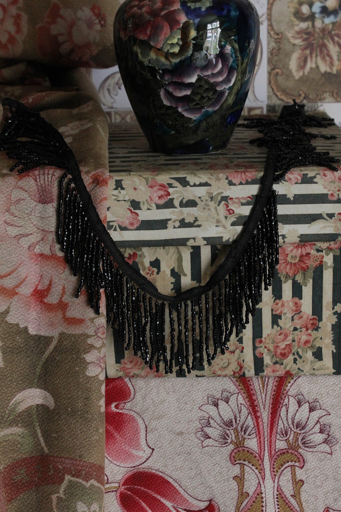 Reclaimed Twenties Glass Beaded Tassel Length