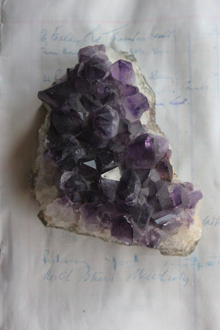Small Precious Fragment of Old Amethyst