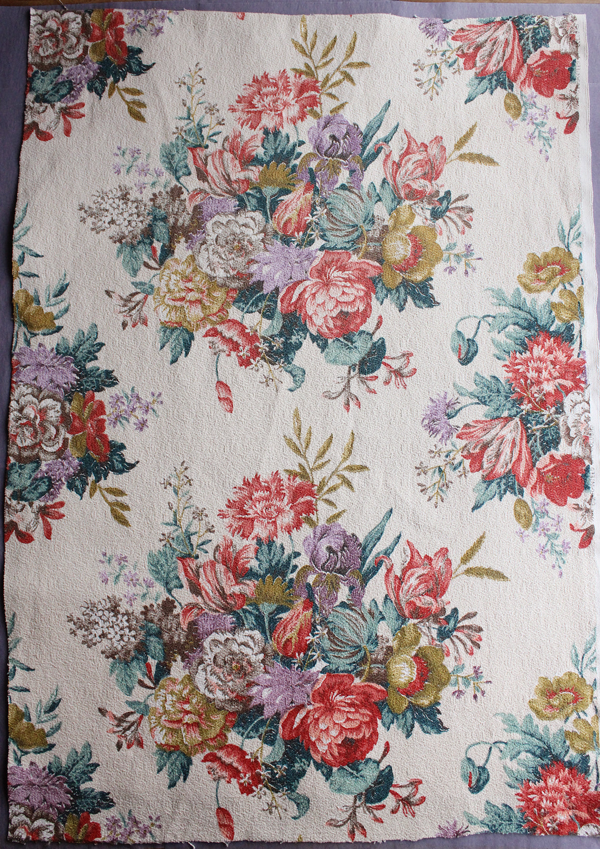 Forties Barkcloth Panel