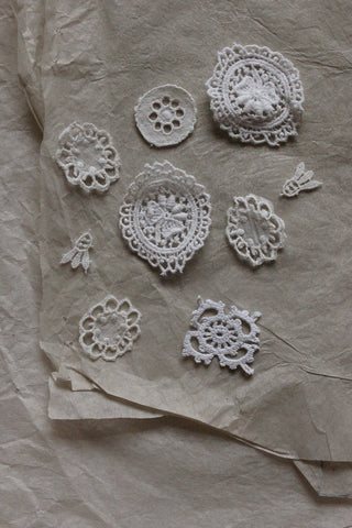 Old Hand Made Ruskin Lace Star