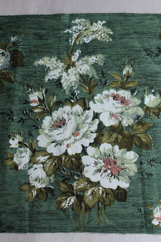 "York" - Vintage Fothergay Floral Linen Union Panel
