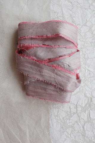 THE RIBBON PATH - Delicate Layered Silk Ribbon - Sweet Garland