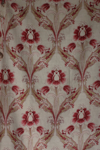 Old French Faded Printed Cotton Panel/Backdrop