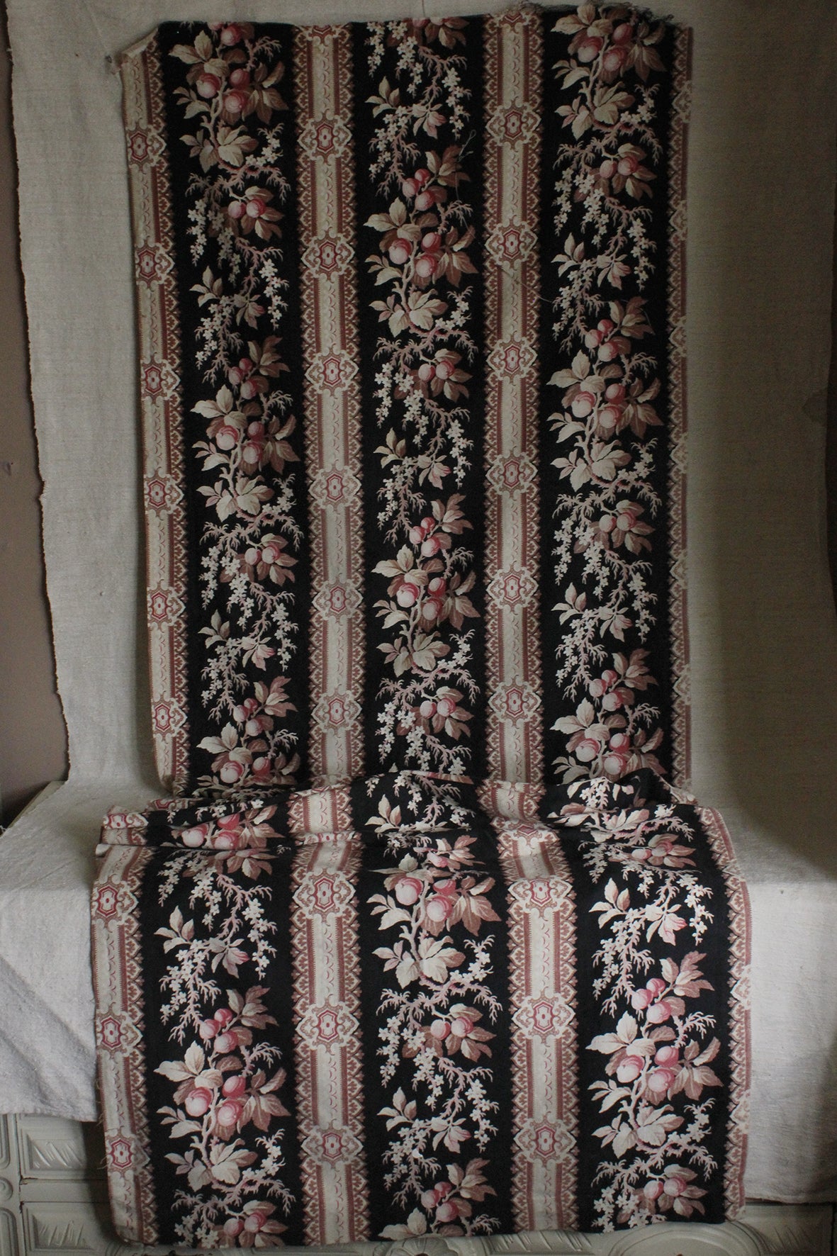 Very Large, Old French Printed Cotton Panel