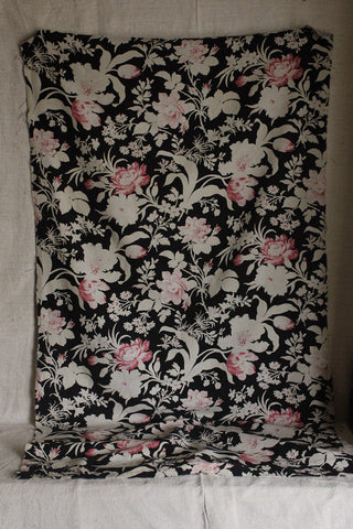Reclaimed Old French Printed Cotton Panel - Eiderdown 1