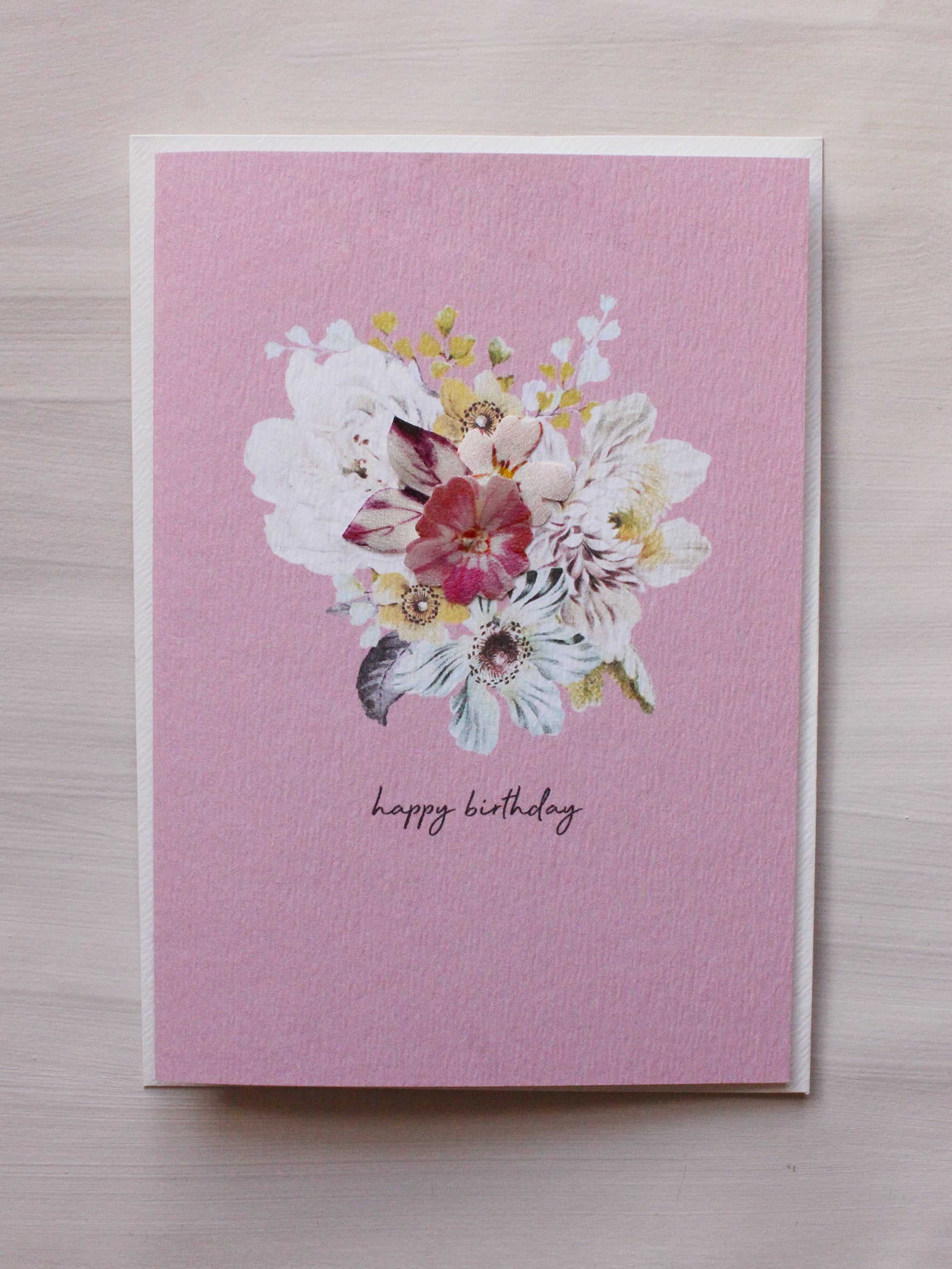 Happy BIrthday - corsage pink