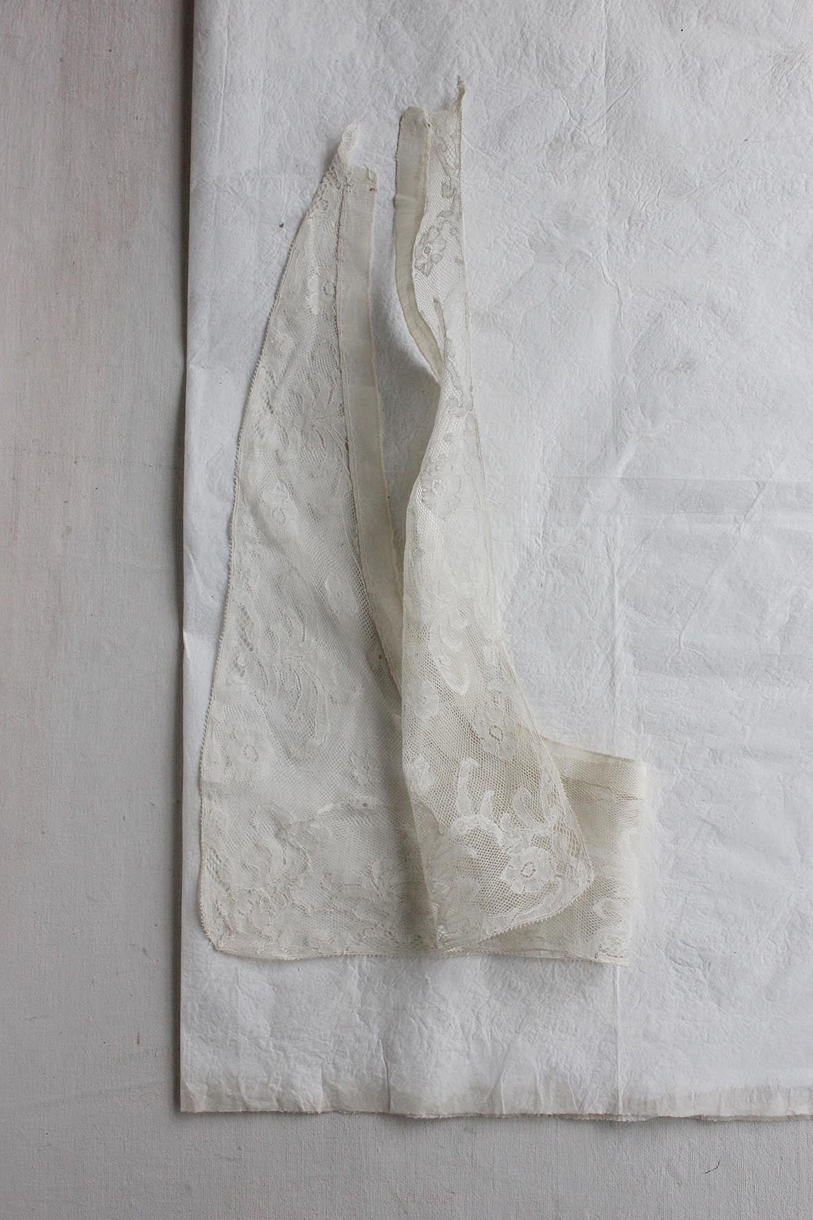 Antique Fine Lace Dress Panel