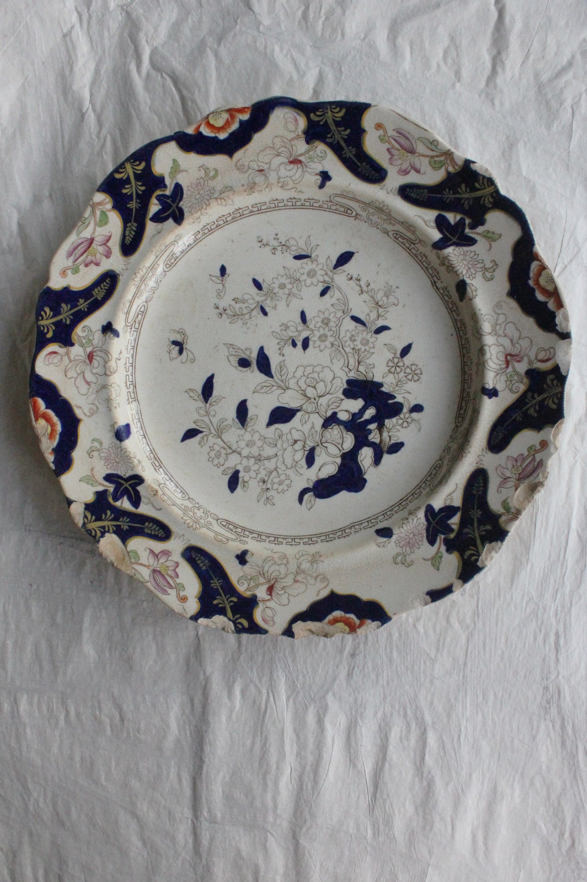 Perfectly Imperfect Old Ridgeway Plate