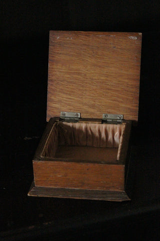 Wooden Silk Lined Box