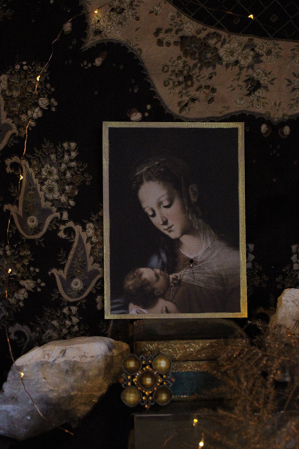 Beautiful mantle/shelf prayer card (3)