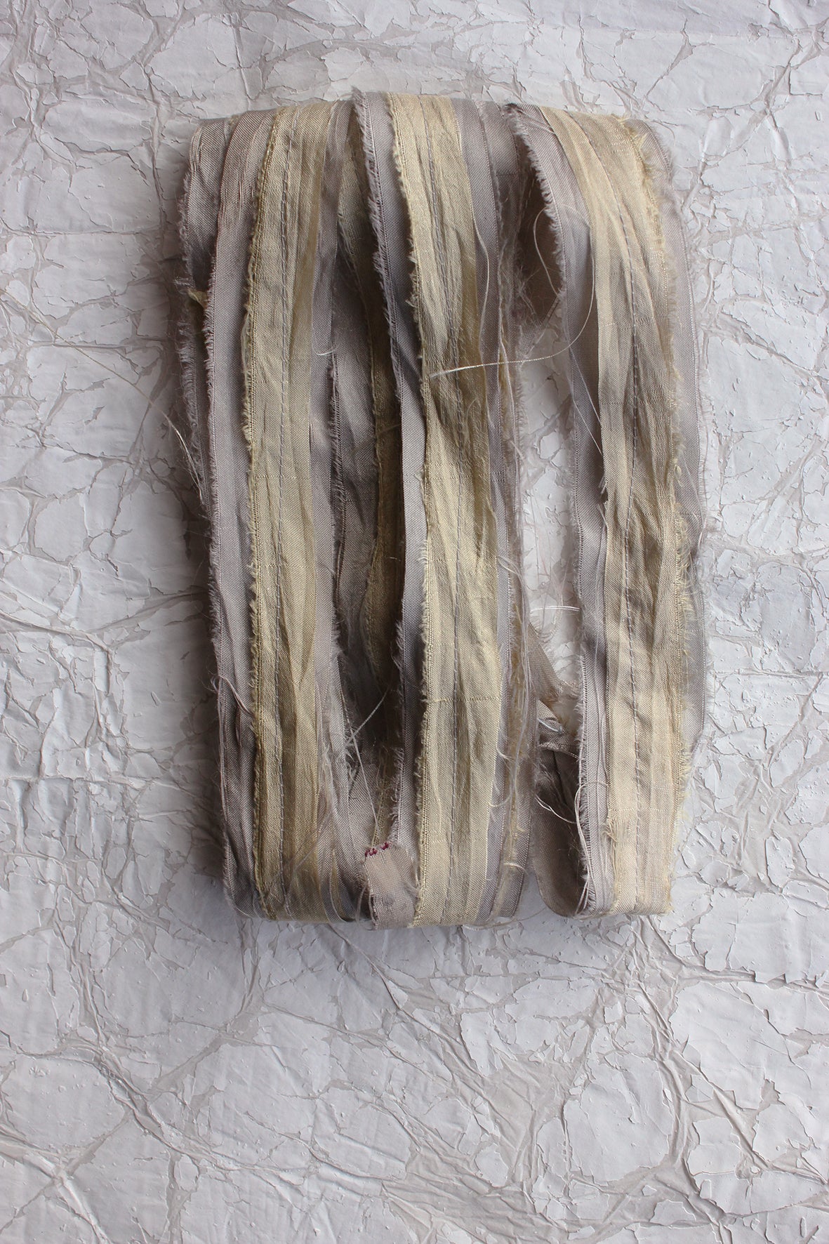 THE RIBBON PATH - Delicate Layered Silk Ribbon - MOONLIT WAVES